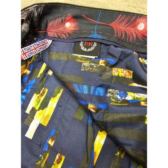 TR Premium Comfort-Fit Casual Stretch Flat Front Blue Chino Pants - Picture 5 of 12